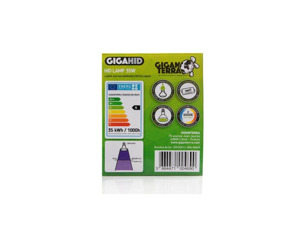Giganterra GIGA HID 35W Metalldampflampe – Bild 2