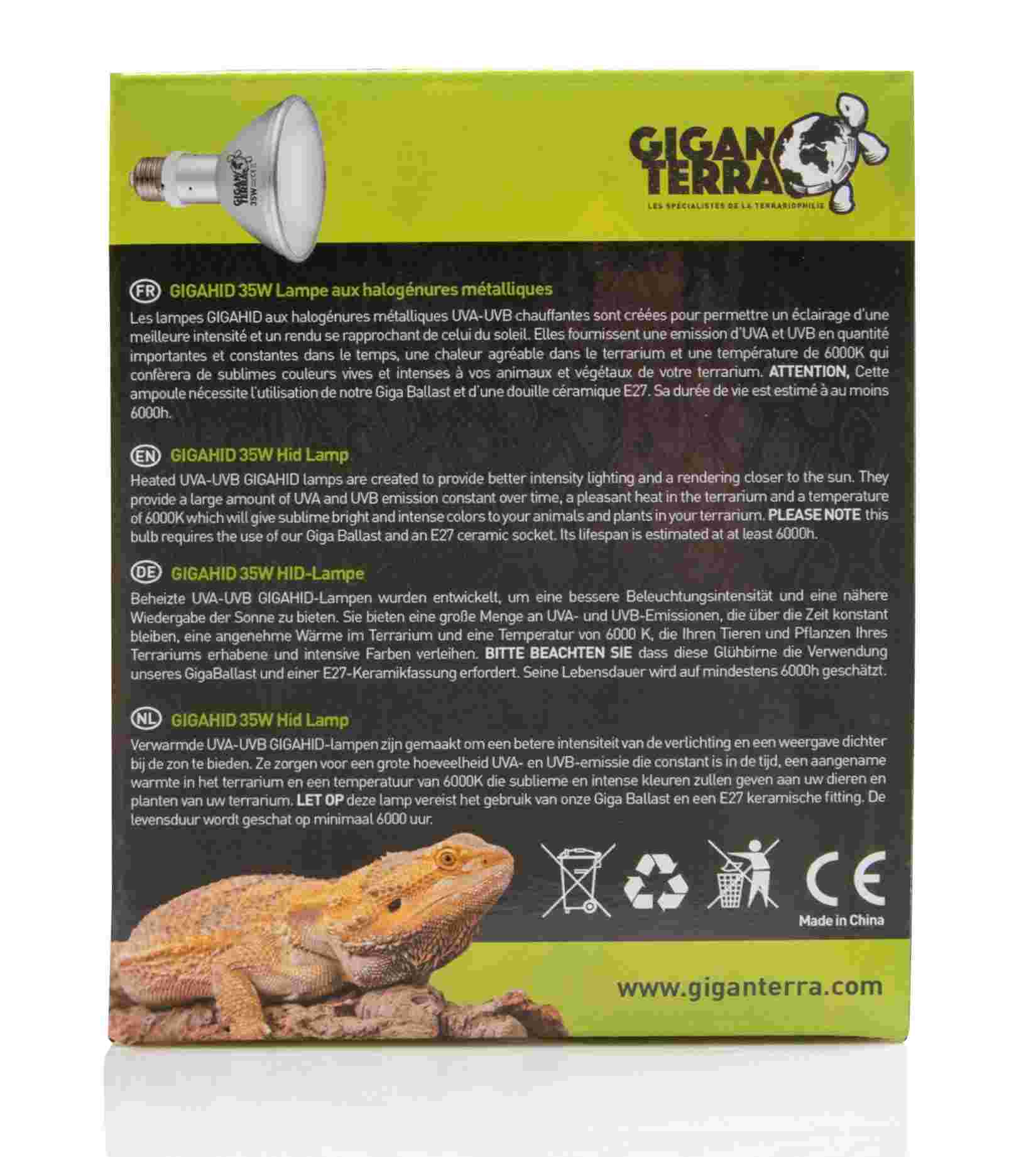 Giganterra GIGA HID 35W Metalldampflampe – Bild 3