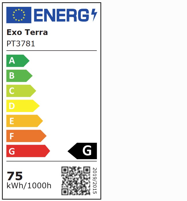 Exo Terra Swamp Basking Spot 75W / Gegen Spritzwasser & Sprühregen Unempfindliche Wärmelampe – Bild 2